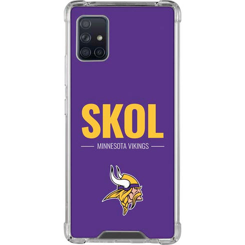 NFL Minnesota Vikings Team Motto Galaxy A51 5G Clear Case