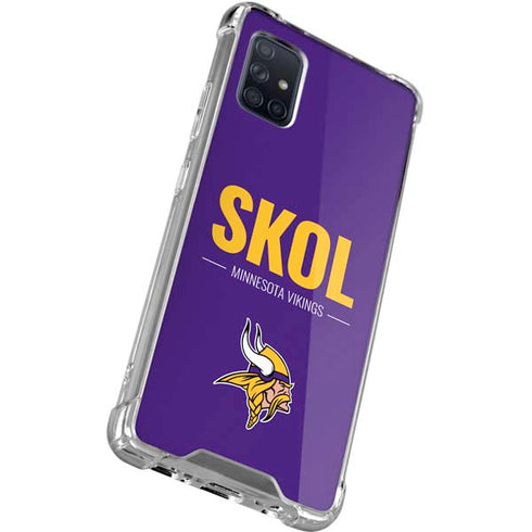 NFL Minnesota Vikings Team Motto Galaxy A51 5G Clear Case