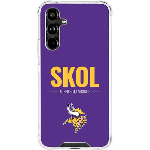 NFL Minnesota Vikings Team Motto Galaxy A54 5G Clear Case