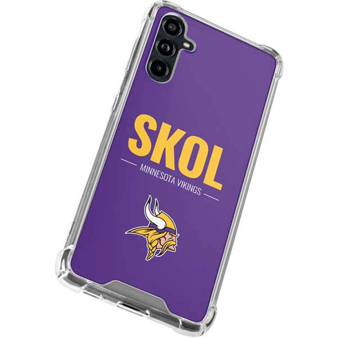 NFL Minnesota Vikings Team Motto Galaxy A54 5G Clear Case