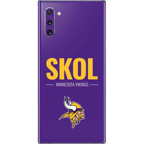 NFL Minnesota Vikings Team Motto Galaxy Note 10 Skin