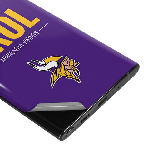 NFL Minnesota Vikings Team Motto Galaxy Note 10 Skin