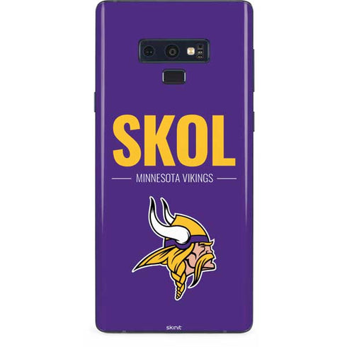 NFL Minnesota Vikings Team Motto Galaxy Note 9 Skin
