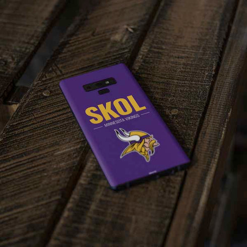 NFL Minnesota Vikings Team Motto Galaxy Note 9 Skin