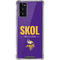 NFL Minnesota Vikings Team Motto Galaxy Note20 5G Clear Case