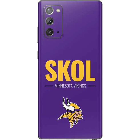 NFL Minnesota Vikings Team Motto Galaxy Note20 5G Skin