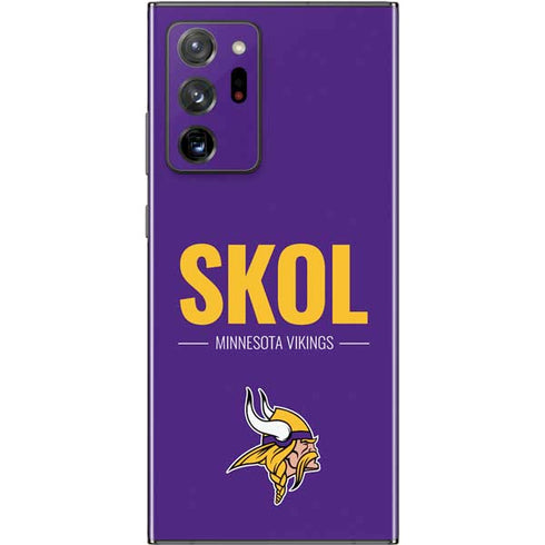 NFL Minnesota Vikings Team Motto Galaxy Note20 Ultra 5G Skin