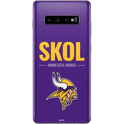 NFL Minnesota Vikings Team Motto Galaxy S10 Plus Skin