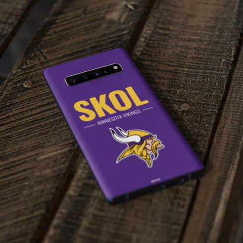 NFL Minnesota Vikings Team Motto Galaxy S10 Plus Skin