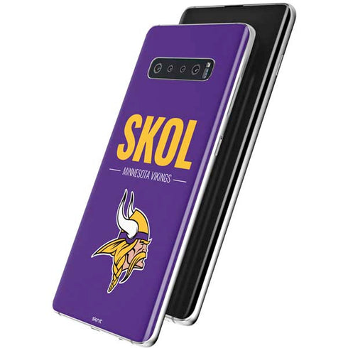 NFL Minnesota Vikings Team Motto Galaxy S10 Skin
