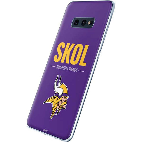 NFL Minnesota Vikings Team Motto Galaxy S10e Skin