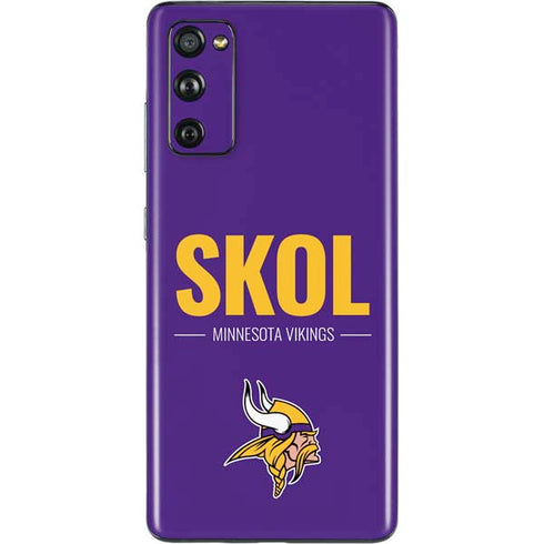 NFL Minnesota Vikings Team Motto Galaxy S20 Fan Edition Skin