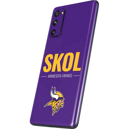 NFL Minnesota Vikings Team Motto Galaxy S20 Fan Edition Skin