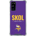 NFL Minnesota Vikings Team Motto Galaxy S20 FE Clear Case