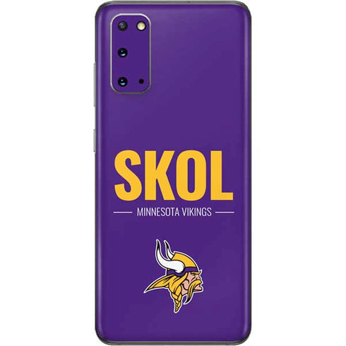 NFL Minnesota Vikings Team Motto Galaxy S20 Skin