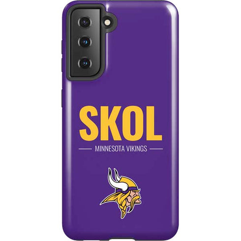 NFL Minnesota Vikings Team Motto Galaxy S21 5G Pro Case