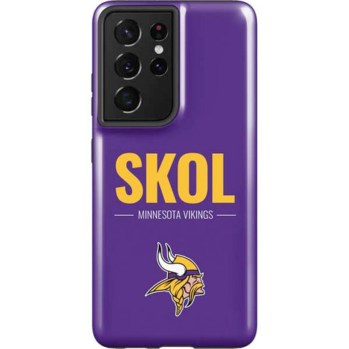 NFL Minnesota Vikings Team Motto Galaxy S21 Ultra 5G Pro Case