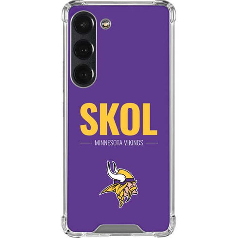 NFL Minnesota Vikings Team Motto Galaxy S23 Clear Case