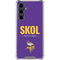 NFL Minnesota Vikings Team Motto Galaxy S23 FE Clear Case