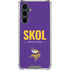 NFL Minnesota Vikings Team Motto Galaxy S23 FE Clear Case