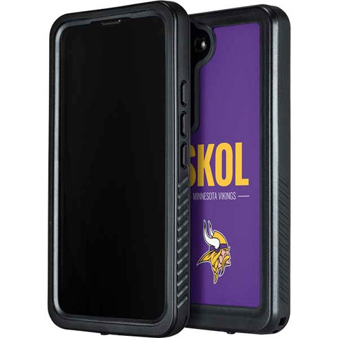 NFL Minnesota Vikings Team Motto Galaxy S23 Plus Waterproof Case