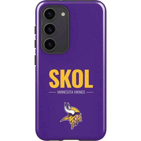 NFL Minnesota Vikings Team Motto Galaxy S23 Pro Case