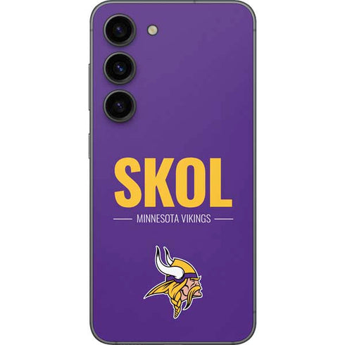 NFL Minnesota Vikings Team Motto Galaxy S23 Skin
