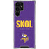 NFL Minnesota Vikings Team Motto Galaxy S24 Ultra Clear Case