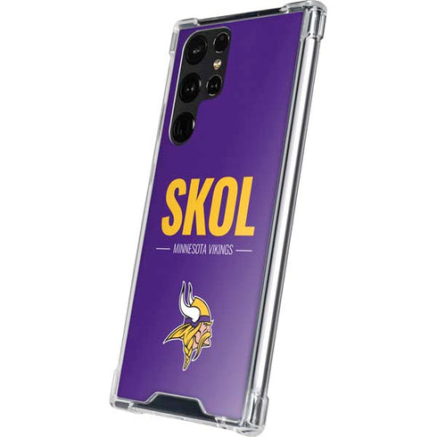 NFL Minnesota Vikings Team Motto Galaxy S24 Ultra Clear Case