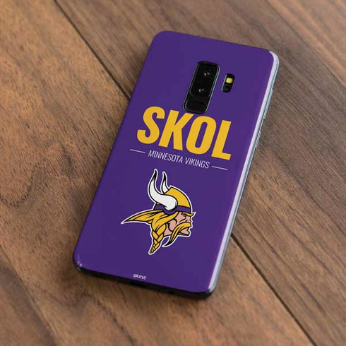NFL Minnesota Vikings Team Motto Galaxy S9 Plus Skin