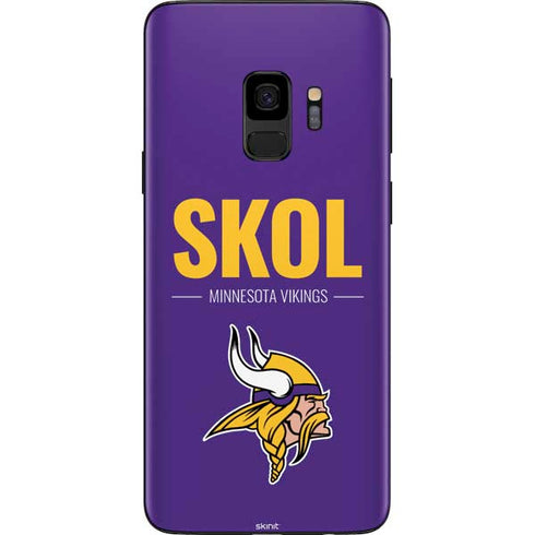 NFL Minnesota Vikings Team Motto Galaxy S9 Skin