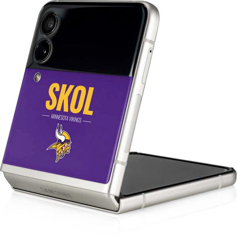NFL Minnesota Vikings Team Motto Galaxy Z Flip3 5G Skin