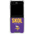 NFL Minnesota Vikings Team Motto Galaxy Z Flip5 5G Clear Case