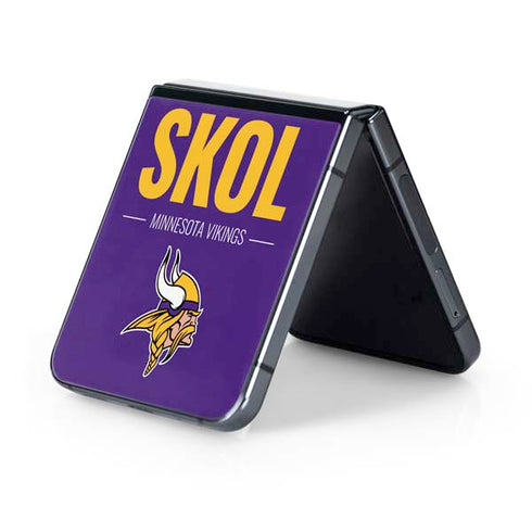 NFL Minnesota Vikings Team Motto Galaxy Z Flip5 5G Skin
