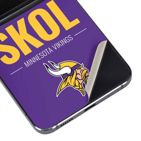 NFL Minnesota Vikings Team Motto Galaxy Z Flip5 5G Skin