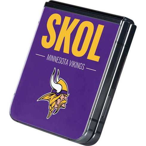 NFL Minnesota Vikings Team Motto Galaxy Z Flip5 5G Skin