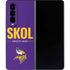 NFL Minnesota Vikings Team Motto Galaxy Z Fold4 5G Skin