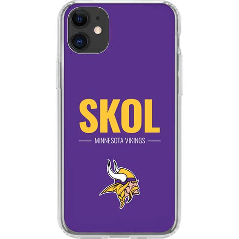 NFL Minnesota Vikings Team Motto iPhone 11 Clear Case