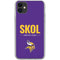 NFL Minnesota Vikings Team Motto iPhone 11 Clear Case