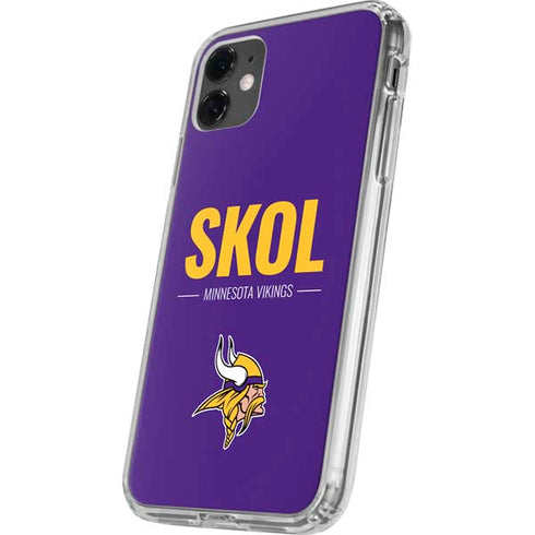 NFL Minnesota Vikings Team Motto iPhone 11 Clear Case