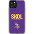 NFL Minnesota Vikings Team Motto iPhone 11 Pro Clear Case