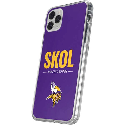 NFL Minnesota Vikings Team Motto iPhone 11 Pro Clear Case