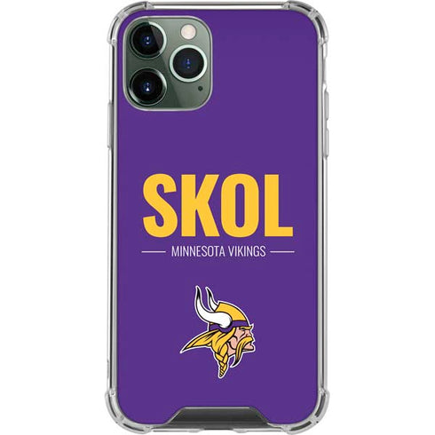 NFL Minnesota Vikings Team Motto iPhone 11 Pro Max Clear Case