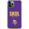 NFL Minnesota Vikings Team Motto iPhone 11 Pro Max Clear Case