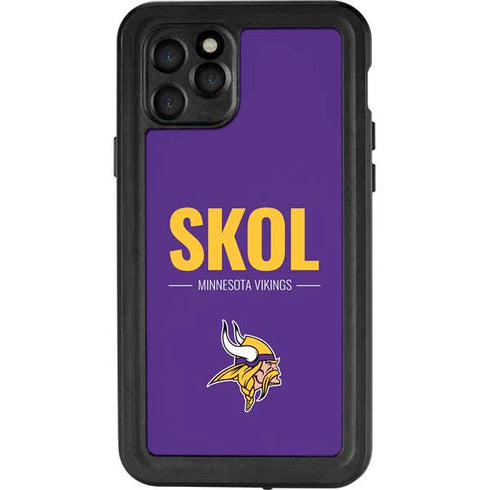 NFL Minnesota Vikings Team Motto iPhone 11 Pro Waterproof Case