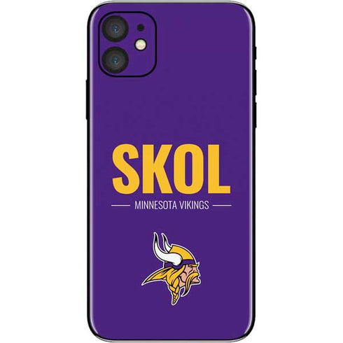 NFL Minnesota Vikings Team Motto iPhone 11 Skin