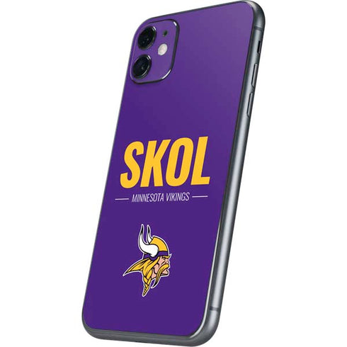 NFL Minnesota Vikings Team Motto iPhone 11 Skin