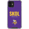 NFL Minnesota Vikings Team Motto iPhone 12 Clear Case