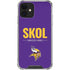 NFL Minnesota Vikings Team Motto iPhone 12 Clear Case