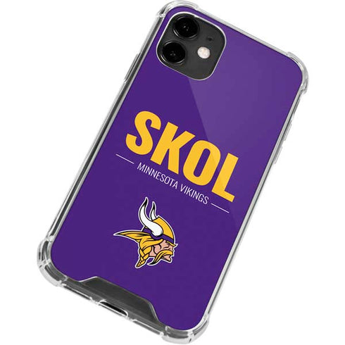 NFL Minnesota Vikings Team Motto iPhone 12 Clear Case